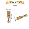12Pcs Alloy Cord Ends FIND-CA0009-70AB-2