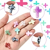 104Pcs 8 Colors Acrylic Imitation Gemstone Beads OACR-FS0001-79-3