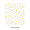3D Gold Stamping Nail Decals Stickers MRMJ-R090-56-DP3198-2