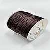23M Round Polyester Satin Rattail Cord OCOR-WH0071-81M-1