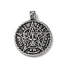 Wicca 304 Stainless Steel Pendants STAS-D014-11AS-1