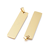 Ion Plating(IP) 304 Stainless Steel Pendants STAS-F241-01B-G-2