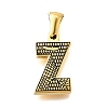 Golden 304 Stainless Steel Pendants STAS-K300-01G-Z-1