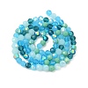 Electroplate Glass Beads Strands EGLA-P048-AM-3