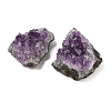 Nuggets Natural Amethyst Geode Crystal Cluster AJEW-A055-01-1