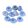 Dyed Natural White Jade European Beads G-N359-17A-11-1