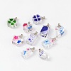 Mixed Shapes Glass Pendants GLAA-I019-M-1