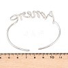 Amour Brass Open Cuff Bangles BJEW-F528-03P-5