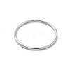 925 Sterling Silver Plain Band Rings For Women RJEW-S006-03S-2