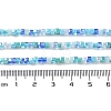 Gradient Color Electroplate Glass Bead Strands X-GLAA-E042-05-B07-5