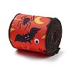 5 Yards Halloween Printed Polyester Wired Ribbon OCOR-K009-02A-2