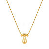 304 Stainless Steel Alphabet Pendant Necklaces for Men and Women GP1122-20-1