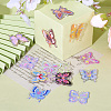 DIY Butterfly Dangle Earring Making Kit DIY-TA0006-34-13