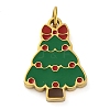 Christmas Theme Ion Plating(IP) 304 Stainless Steel Enamel Pendants STAS-Z104-01G-04-1