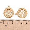 Brass Pendant Cabochon Settings KK-L223-018G-3