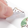 8 Patterns Paper Thank You Gift Sticker Rolls X-STIC-E001-20-4