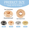 40Pcs 4 Colors Brass Spacer Beads KK-TADJ0001-09C-3