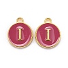 Golden Plated Alloy Enamel Charms LS-ENAM-S118-08I-1