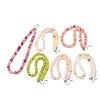 10MM Dyed Natural Green Jade Round Beaded Necklaces GG-CBAA808-04P-D-4