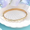 304 Stainless Steel Rhinestone Bangles for Women BJEW-Z092-08G-3