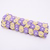Daisy Sun Flower Decorating Polyester Lace Trims OCOR-WH0064-26A-1