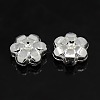 Plating Plastic Acrylic Flower Spacer Beads LS-X-PACR-L004-05S-2