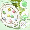 8Pcs 8 Styles Electroplate Alloy Charms FIND-CJ0005-49-3