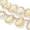 Natural Lemon Jade Beads Strands G-H078-A05-01-3