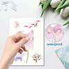 16 Sheets 8 Styles Waterproof PVC Wall Stickers DIY-WH0345-012-3