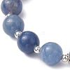 Natural Blue Aventurine Beaded Bracelets BJEW-TA00564-02-4