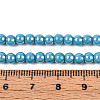 Electroplate Opaque Glass Beads Strands GLAA-T032-P4mm-AB13-A-4