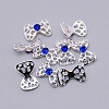 Alloy Rhinestone Cabochons MRMJ-WH0068-41B-04S-1