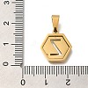 304 Stainless Steel Charms LS-STAS-H227-01G-Z-3