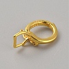 925 Sterling Silver Twister Clasps STER-WH0008-39G-2