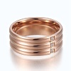 304 Stainless Steel Finger Rings RJEW-E155-01RG-2