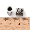 Oval with Constellation 304 Stainless Steel Beads STAS-E215-05AS-01-3
