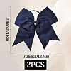 2Pcs Rubber Hair Ties MRMJ-SC0001-49J-2