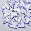 Transparent Spray Painted Glass Pendants GLAA-S190-009A-01-1