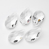 Faceted Teardrop Glass Pendants LS-GLAA-R149-01-1
