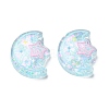 Transparent Epoxy Resin Decoden Cabochons CRES-I030-04B-1