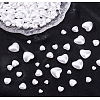 200Pcs 4 styles Resin Imitation Pearl Cabochons FIND-GA0004-74-7