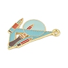 School Supplies Alloy Enamel Pandants FIND-M083-03B-G02-3