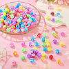 204Pcs 3 Styles Opaque Acrylic Beads OACR-TA0004-36-5