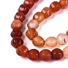 Natural Red Agate Beads Strands G-Q608-08A-04-4