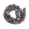 Natural Grey Agate Beads Strands GG-N361-06A-05-3