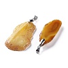 Natural Agate Big Pendants G-H231-19-3