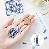 2 Strands Natural Blue Spot Jasper Beads Strands G-OC0001-87-2