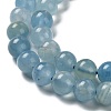 Natural Blue Calcite Beads Strands G-F756-A02-02-4