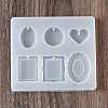 Rectangle & Heart & Oval DIY Silicone Molds X-SIMO-H019-04E-1