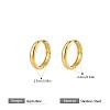 304 Stainless Steel Huggie Hoop Earrings QV2098-1-4
